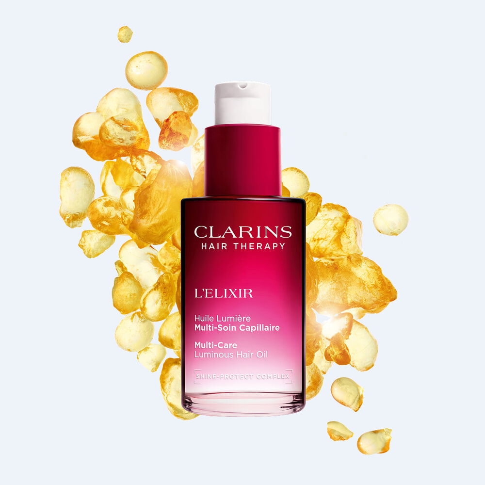 Tratamiento en aceite iluminador, nutritivo e hidratante multiusos y multibeneficios que deja el cabello especialmente brillante, nutrido y sin encrespado, para usar a diario todo tipo de cabellos