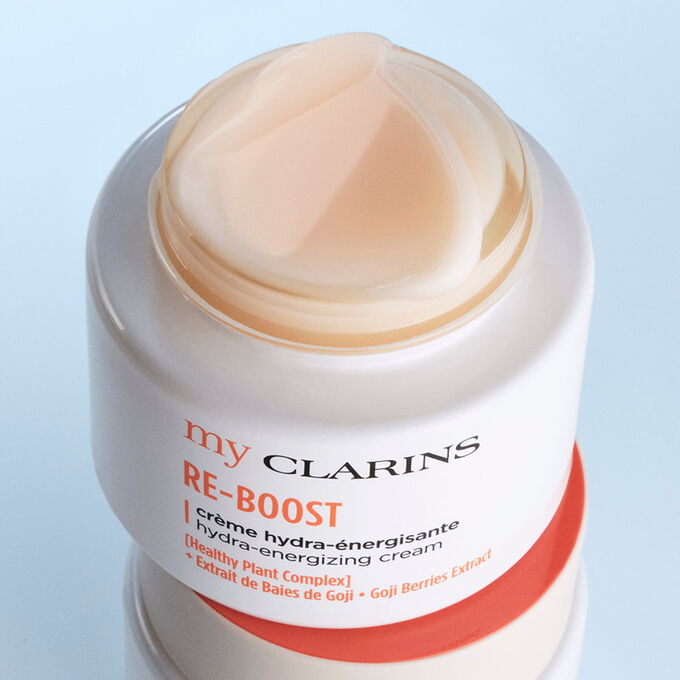 RE-BOOST Cr&egrave;me Hydra-&Eacute;nergisante - Pieles j&oacute;venes - Hidrataci&oacute;n y luminosidad con extracto de higo y baya de Goji