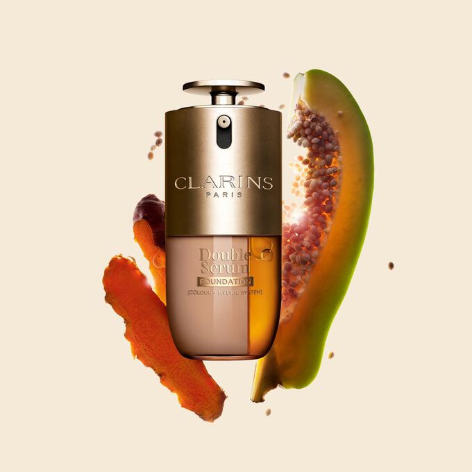 DOUBLE SERUM FOUNDATION - La primera doble f&oacute;rmula maquillaje y tratamiento antiedad*