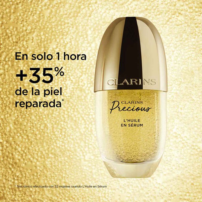 Imagen de L'Huile en Sérum destacando sus beneficios reparadores de la piel