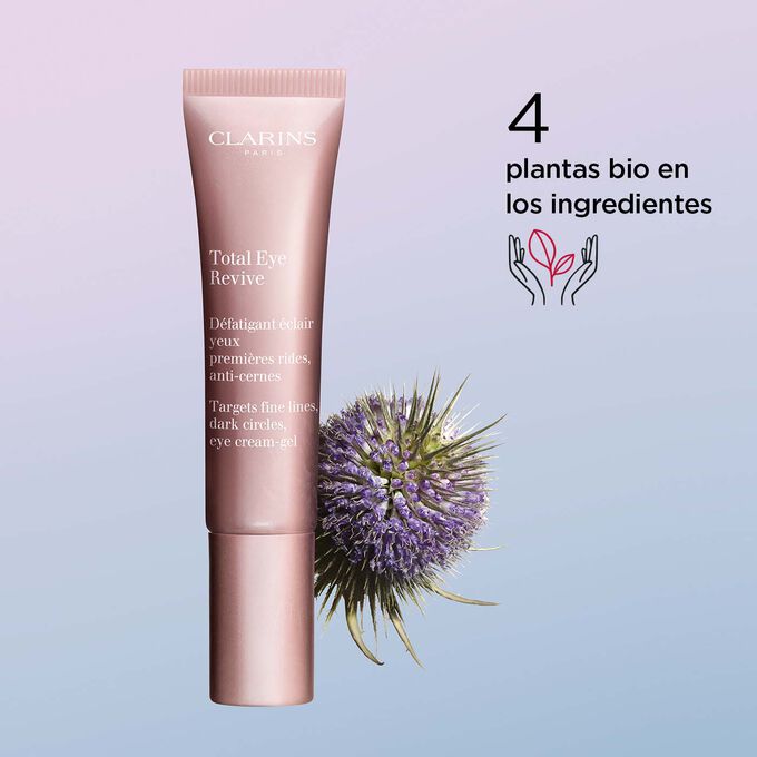 Total Eye Revive con 4 plantas bio en los ingredientes