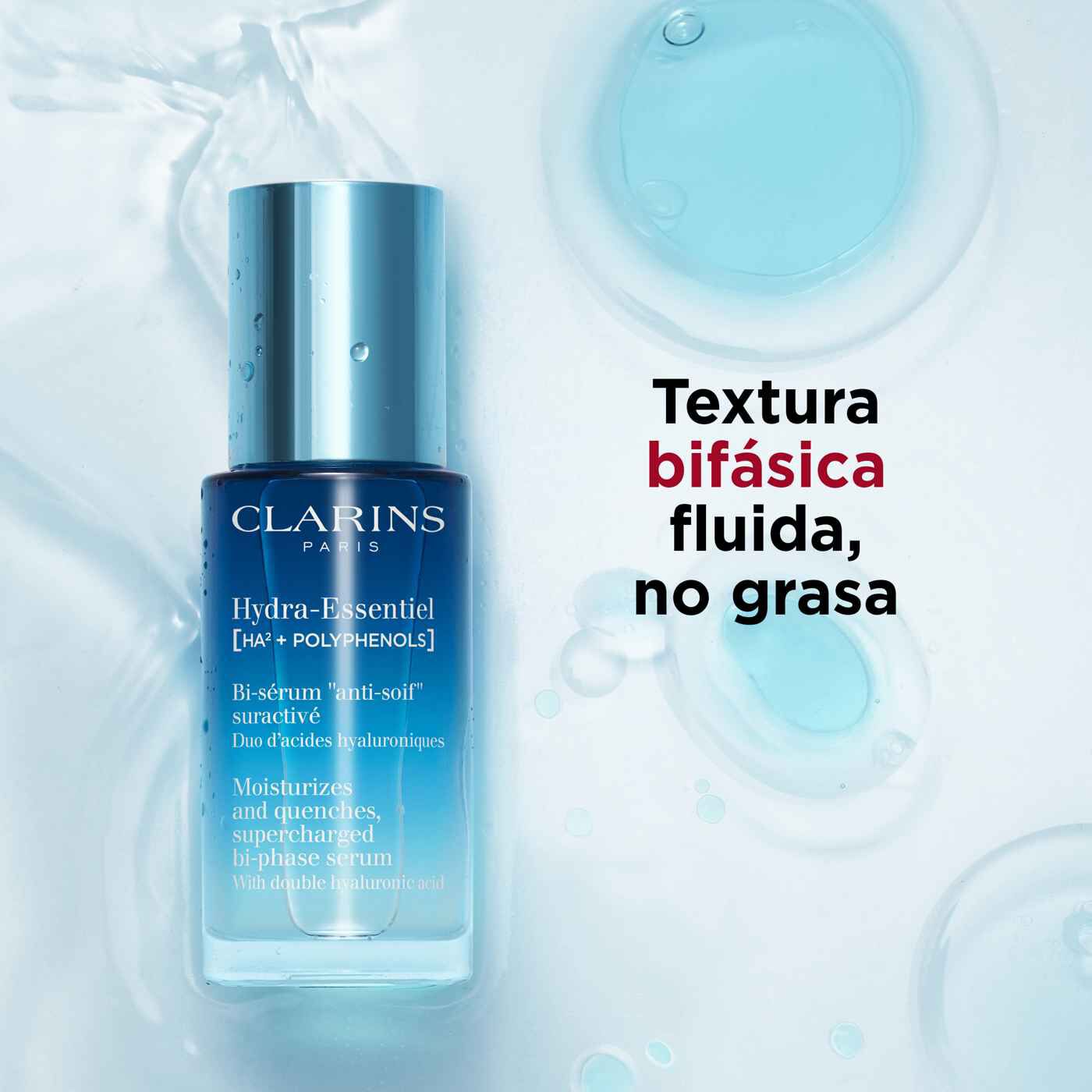 Hydra-Essentiel [HA²] Bi-Sérum | CLARINS®