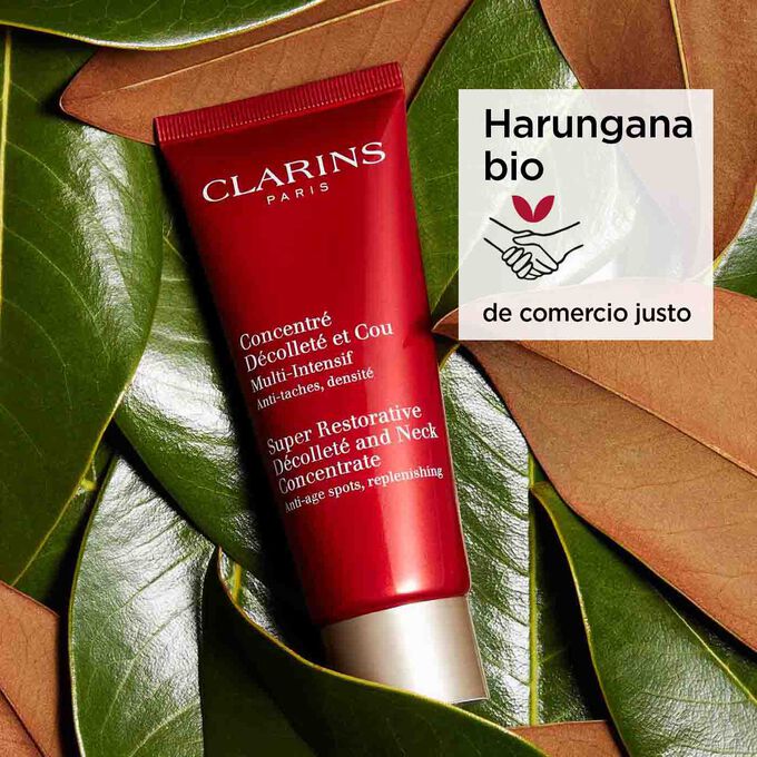 Envase y caja de Multi Intensive Concentré Décolleté et Cou 75 ml