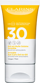 Gel-Aceite Solar Invisible para el rostro
UVA/UVB 30