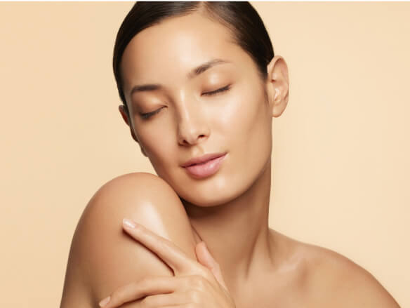 Representaci&oacute;n de maquillaje de Marie Duhart para Clarins