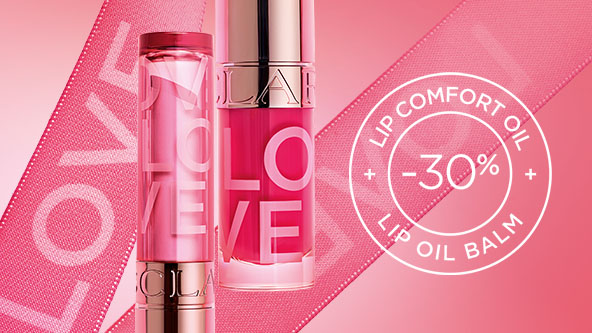 30% de descuento en ambos productos por la compra de Lip Oil+ Lip balm de la love collection
