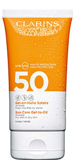 Gel-Aceite Solar para el cuerpo SPF50