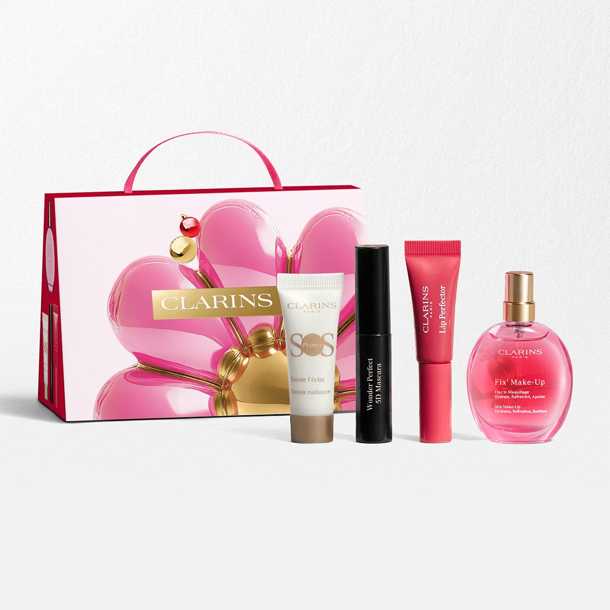 Cofre de maquillaje - Lo esencial de skincare, ojos y labios