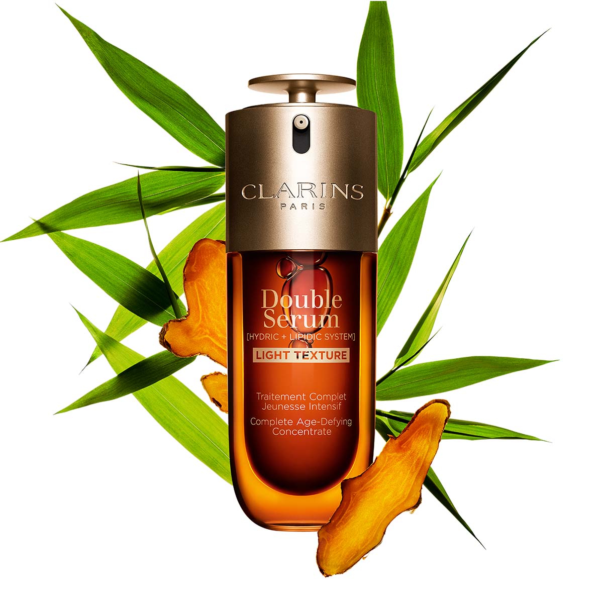 CLARINS Double Serum 50ml ライトテクスチャー DOUBLE SERUM TEXTURA LIGERA - El concentrado antiedad más potente