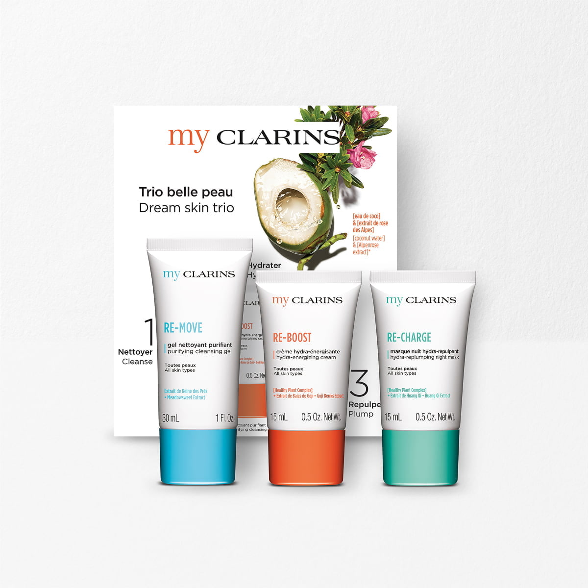 Cofre Tr&iacute;o Piel Bonita My Clarins