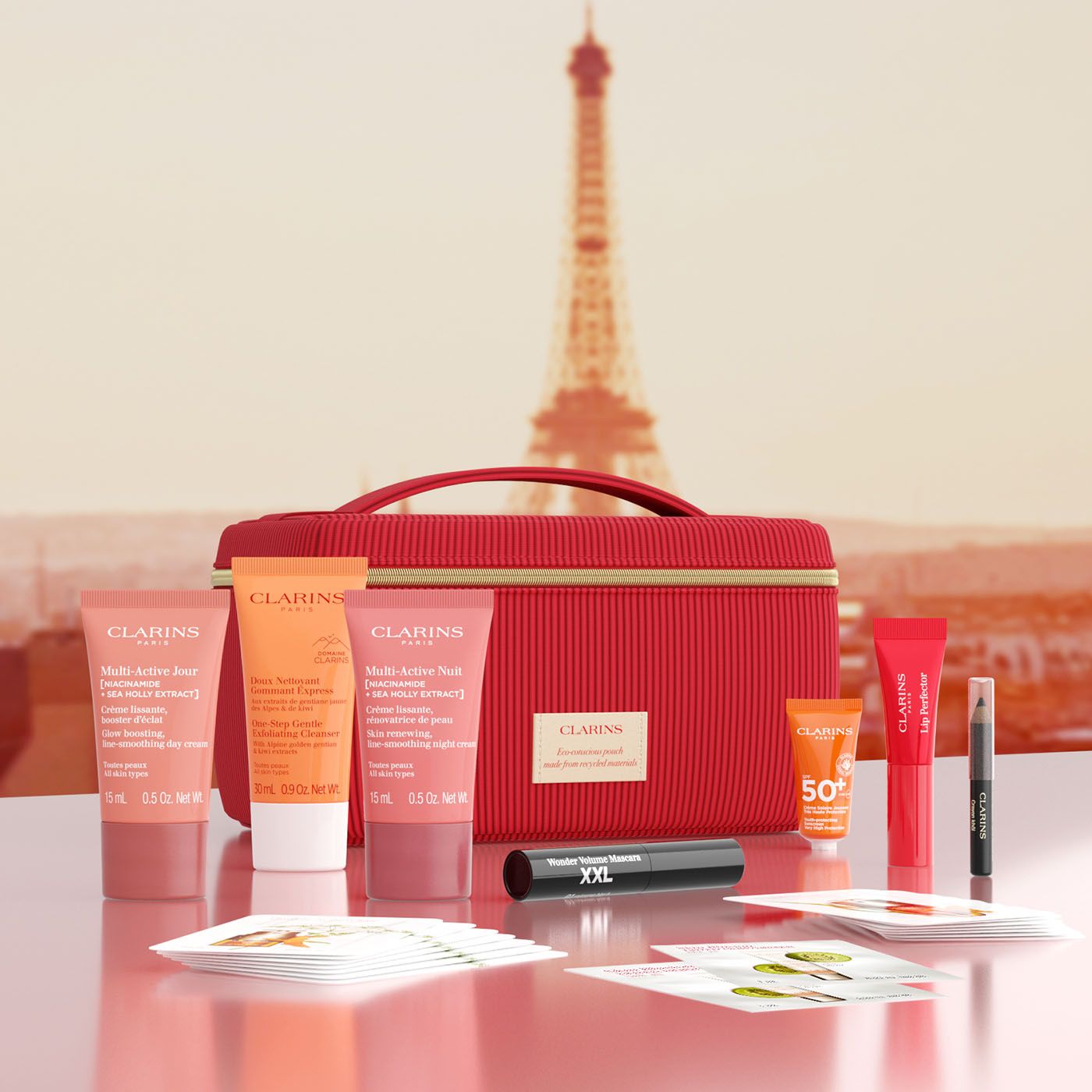 Kit Clarins to Go-Par&iacute;s +30