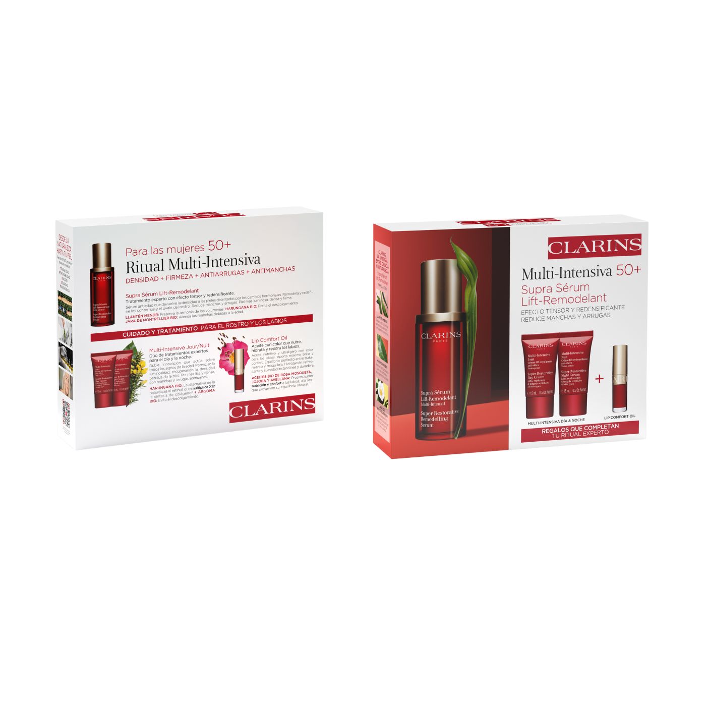 Kit Multi-Intensiva 50+ con Supra Serum Lift-Remodelant | CLARINS®